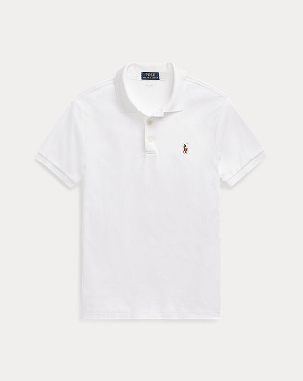 Camisa polo slim fit e toque suave