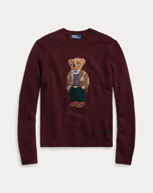 Suéter Polo Bear de lã e cashmere